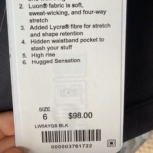 Lululemon boot cut yoga pants